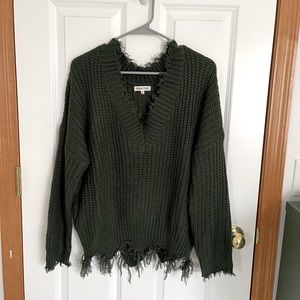 Deep Green Sweater